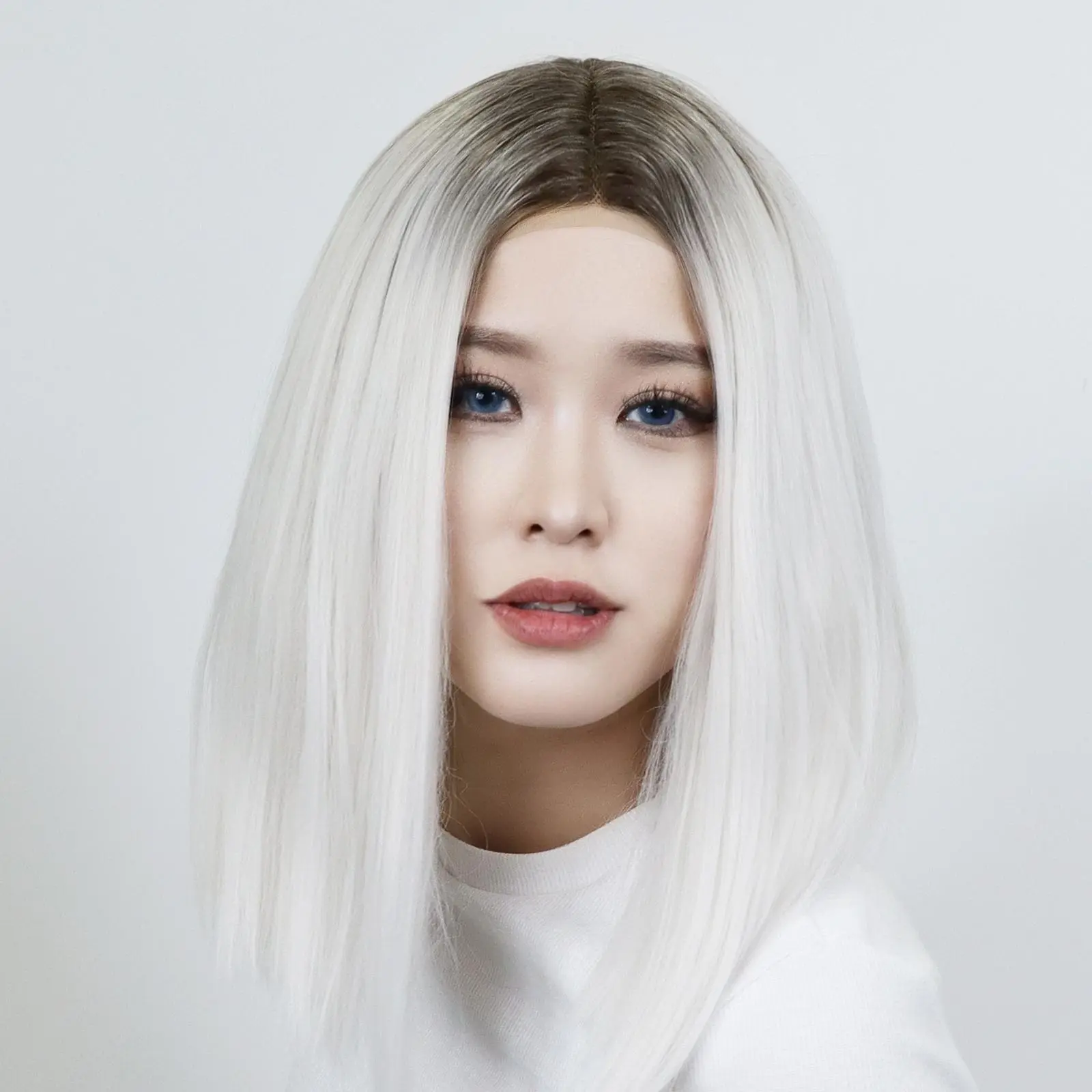 Sophie 16 inches | Lace Synthetic Wigs | Short Straight Wigs | Heat Resistant Wigs | Daily Wear | Hair Accessories