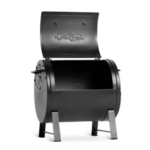 Char-Griller Portable Pro Charcoal Grill with Side Fire Box