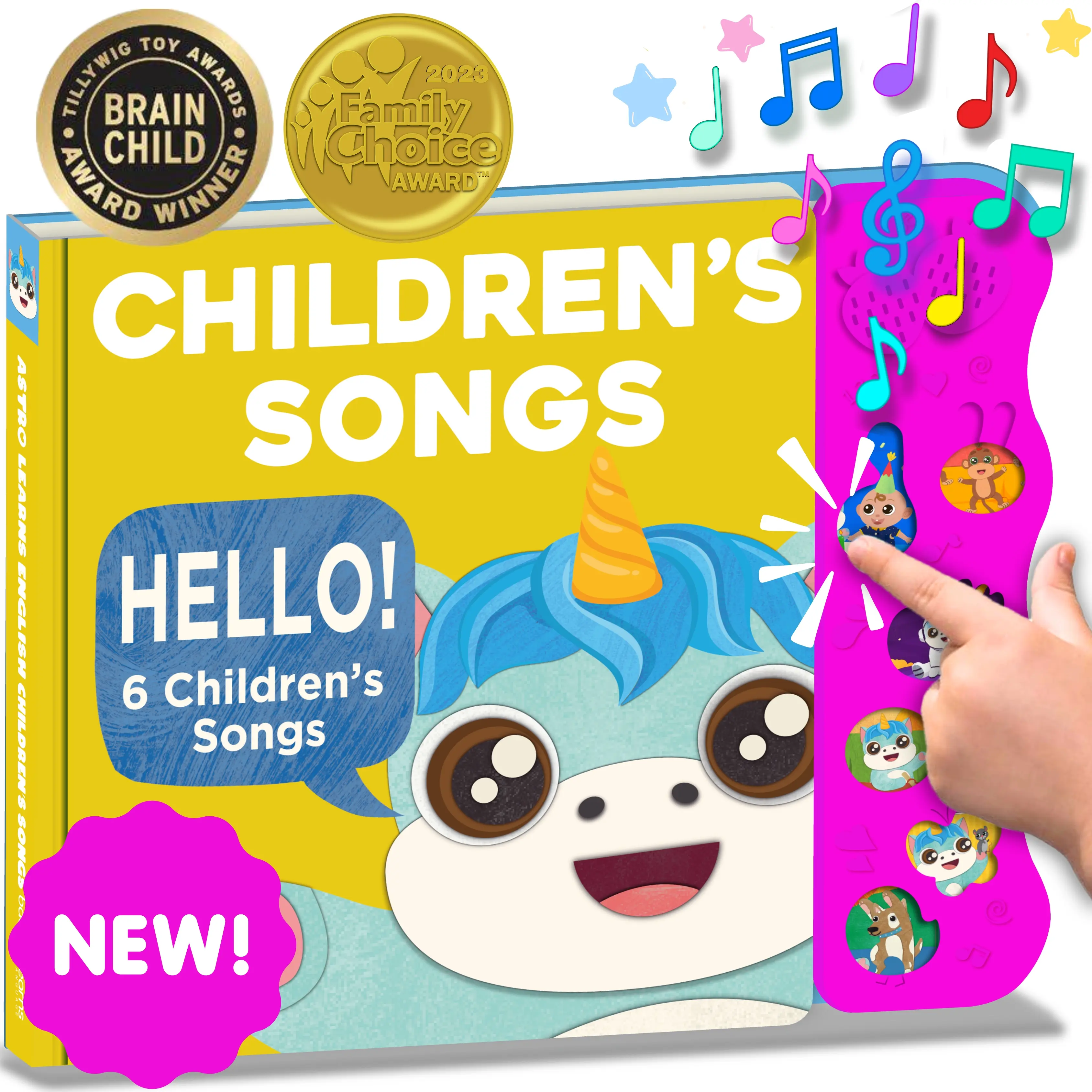 Boost Baby’s First Words & Vocab! | Interactive Sound Book for Babies & Toddlers | Children's Songs | Talk, Sing & Learn!