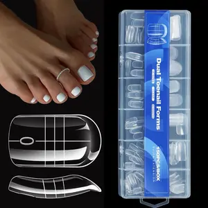 150pcs Rapid Nail Lengthening Forms with Scales for Gel and Toenail Tips