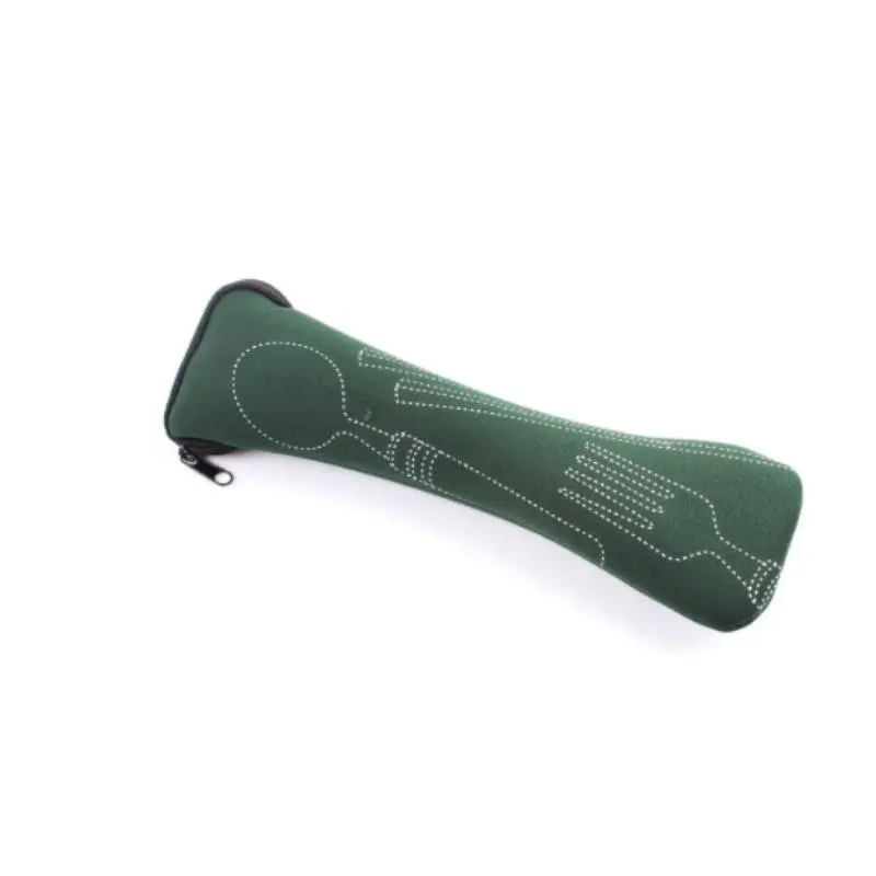Portable Tableware Bag Cutlery Storage Bag Travel Packaging Storage Box Picnic Fork Spoon Knife Pouch Bag (Without Tableware)