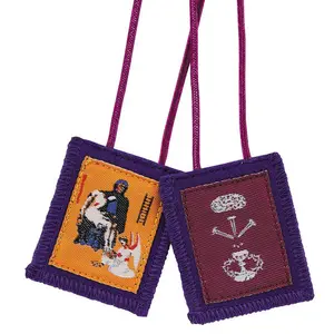 Small Benediction and Protection Purple Scapular