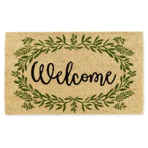 Design Imports Greenery Welcome Doormat
