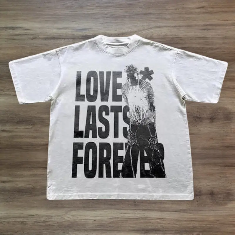 Destroy Lonely Love Lasts Forever Graphic T-Shirt, Opium Rap Merch Heavy Cotton Tee, Unisex Hip Hop Streetwear Top