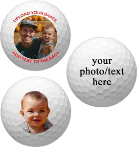 Custom Golf Balls Add Personalized Text Funny Golfer Gifts Photo Customized for Men Boyfriend Husband Grandpa Retirement Gifts
