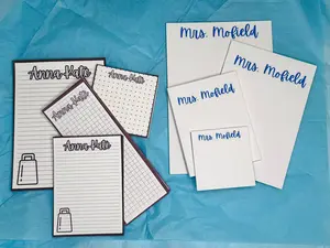 Personalized Notepads  Small 3.5x5 - Custom Writing Pads with Names for Personal Use - Versatile Notebooks for Jotting Down Notes & Ideas - No Warranty Included - Stationery Office Supplies (Copy)
