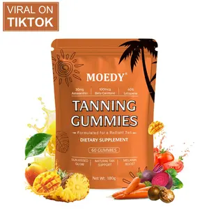 MOEDY Blackening gummies60 Capsules, Dietary EdleHealthcare Optimum Supplement Bathroom HairSupplement Element：Astaxanthin Beta Carotene Lycopene，Formulated for a Radiant Tan，Natural Tanning Supportib Beauty Nail Healthy