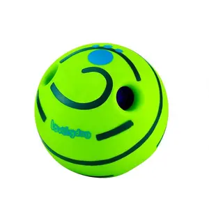 Interactive Dental Chew Ball for Puppies and Adult Dogs, PVC Material, Sound-Activated, Outdoor Play, Teething Relief, 11cm