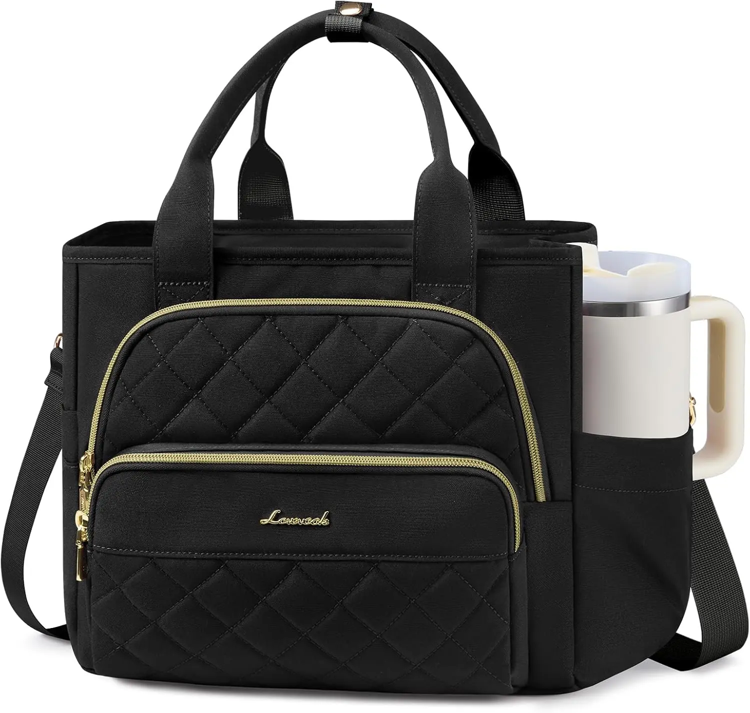 Black with embroidery thread