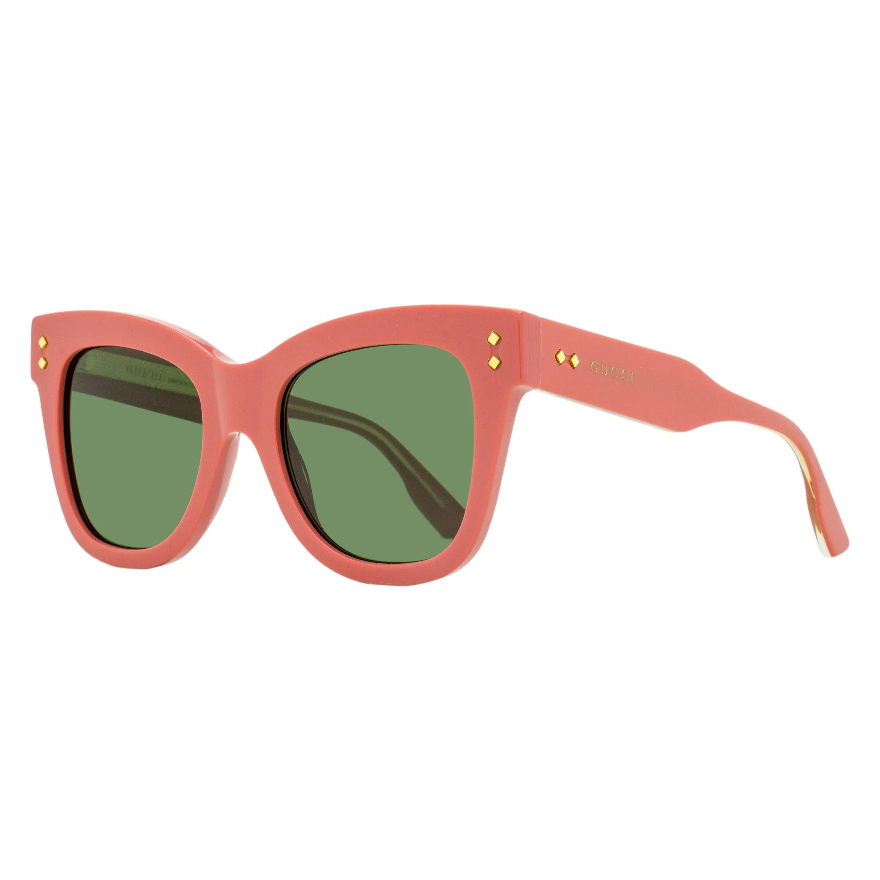 Gucci Square Cat Eye Sunglasses GG1082S 004 Pink 52mm