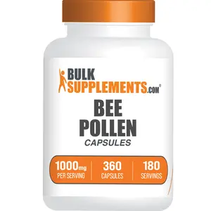 BulkSupplements Bee Pollen Capsules - 1000mg per Serving (360 Capsules - 180 Servings)
