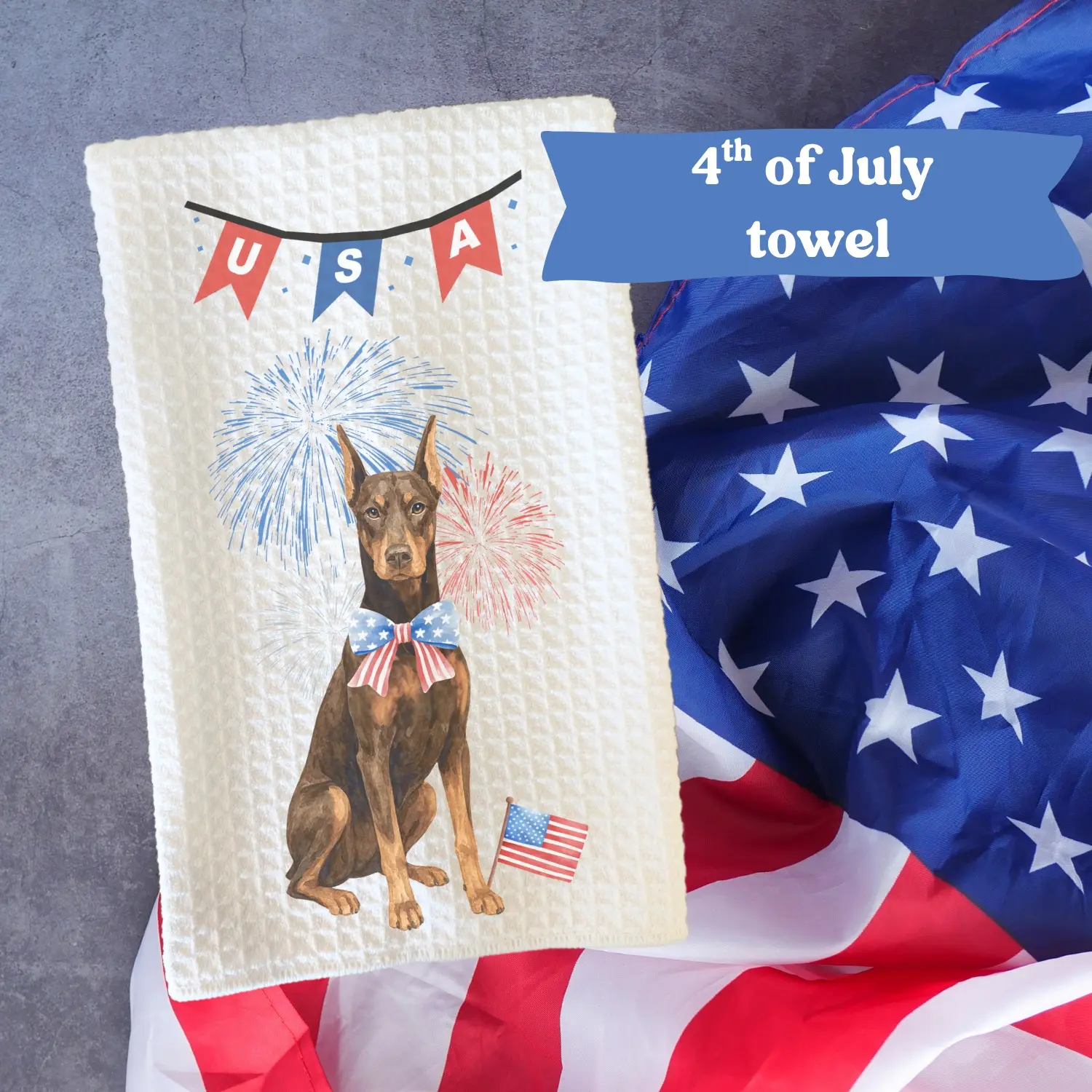 Doberman #2 (Red Cropped Ears)