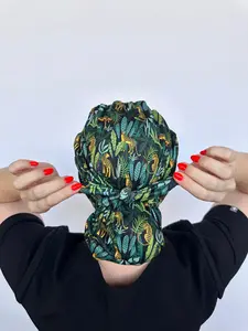 DuoStyle Scrub Hat - Jungle Cat