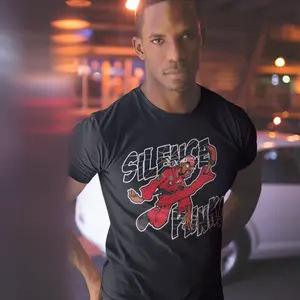 Martin Dragonfly Jones T-Shirt - 90s Comedy Legend 'SILENCE PUNK!' Vintage Tee