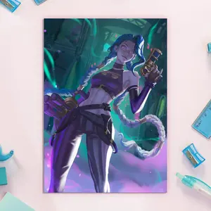 Jinx Arcane Print | Jinx Art Print | Jinx Arcane & League of Legends Fan Art | Perfect for Wall Décor
