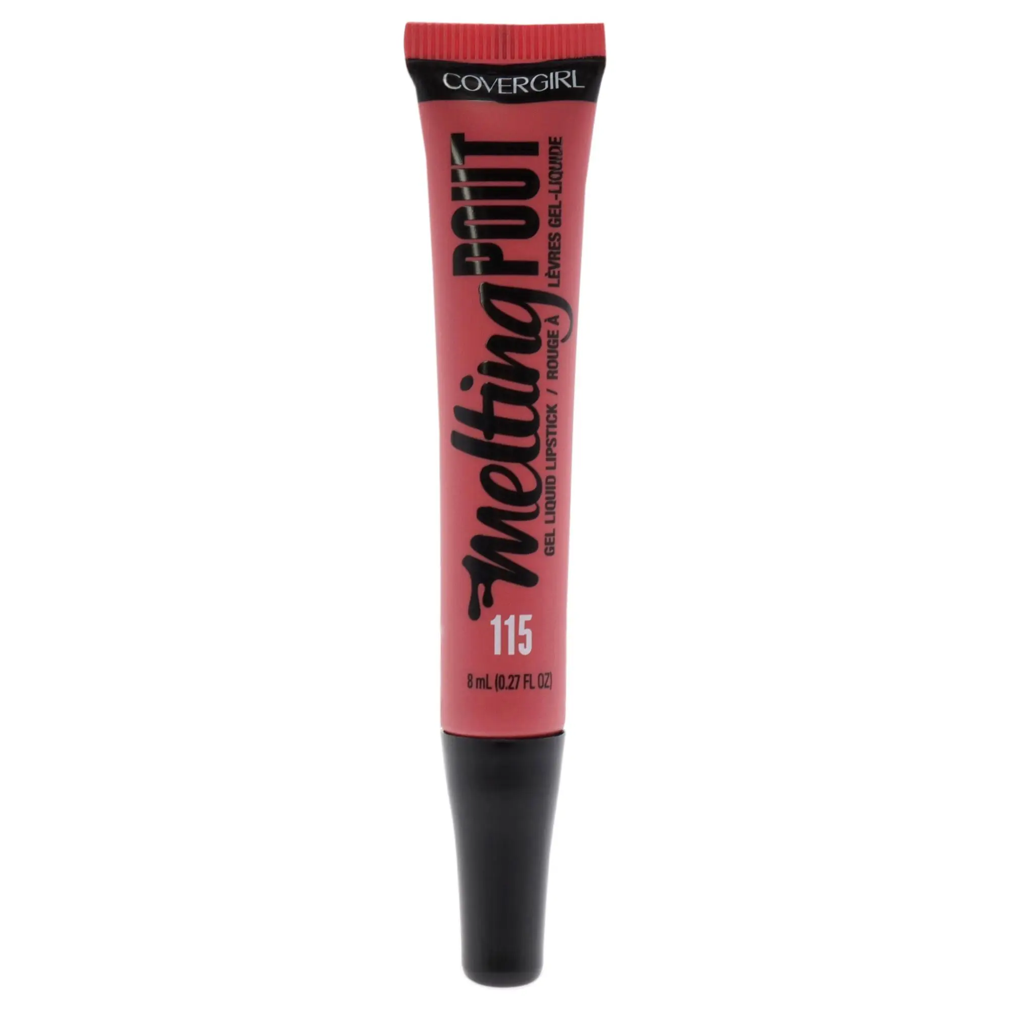 CoverGirl Melting Pout Liquid Lipstick - Makeup for Women, Shade 115 Gelebrate, 0.27 oz