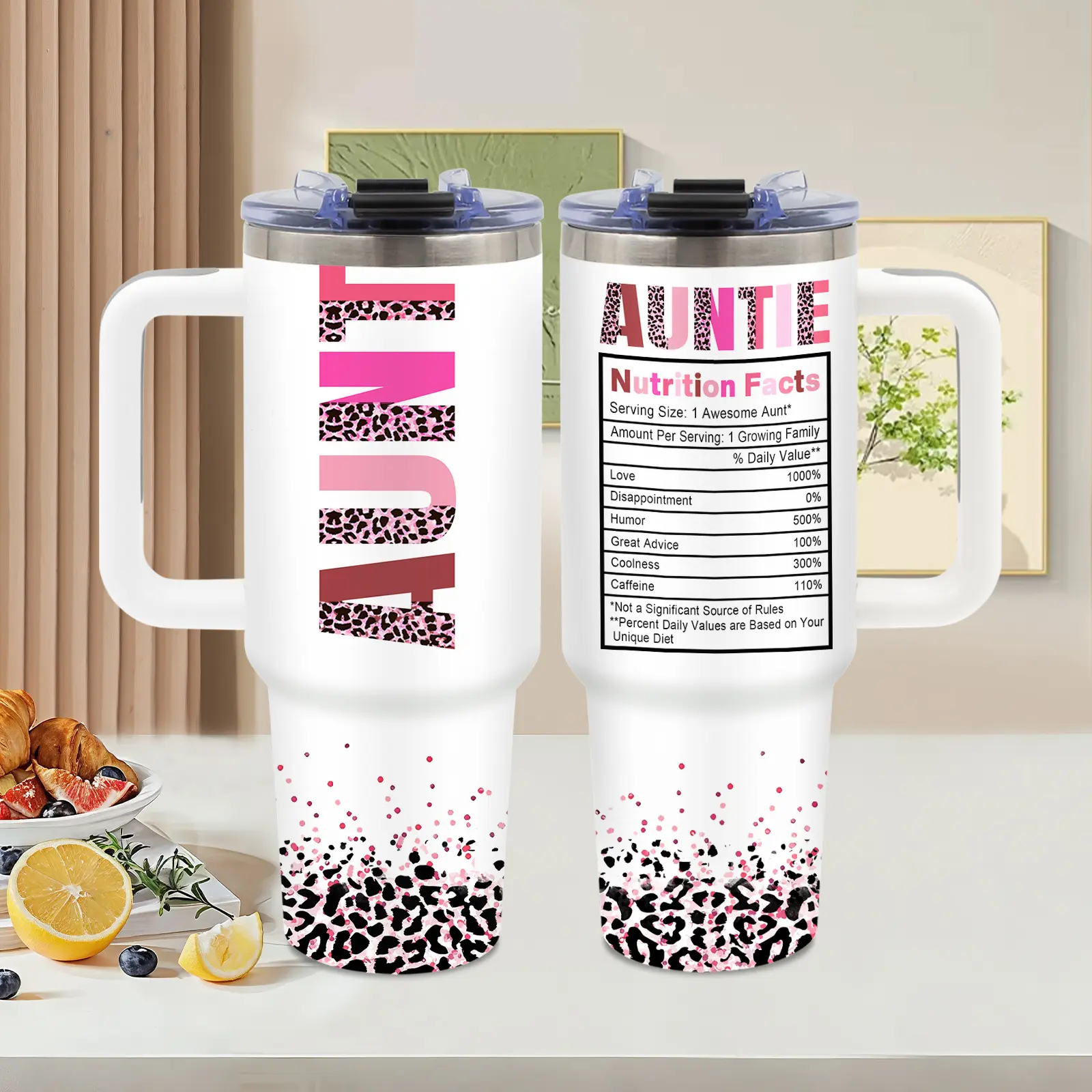 1 aunt coffee mug Aunt Definition 20oz Aunt Travel Mug Pink