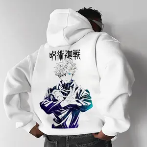 [Tiktok Shipping] Jujutsu Kaisen Unisex FallFreshness outfits men streetwear 80s 90s graphic tees cotton Anime funny 300g sweatshirt men gifts