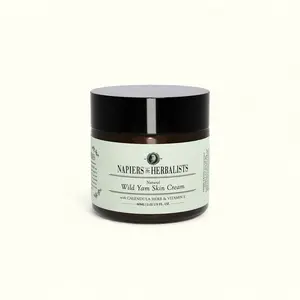 Napiers Herbalists Wild Yam Skin Cream 60ml - Unscented Formula with Calendula & Aloe Vera - Soothing Moisturizer - Comfort moisturizing cream