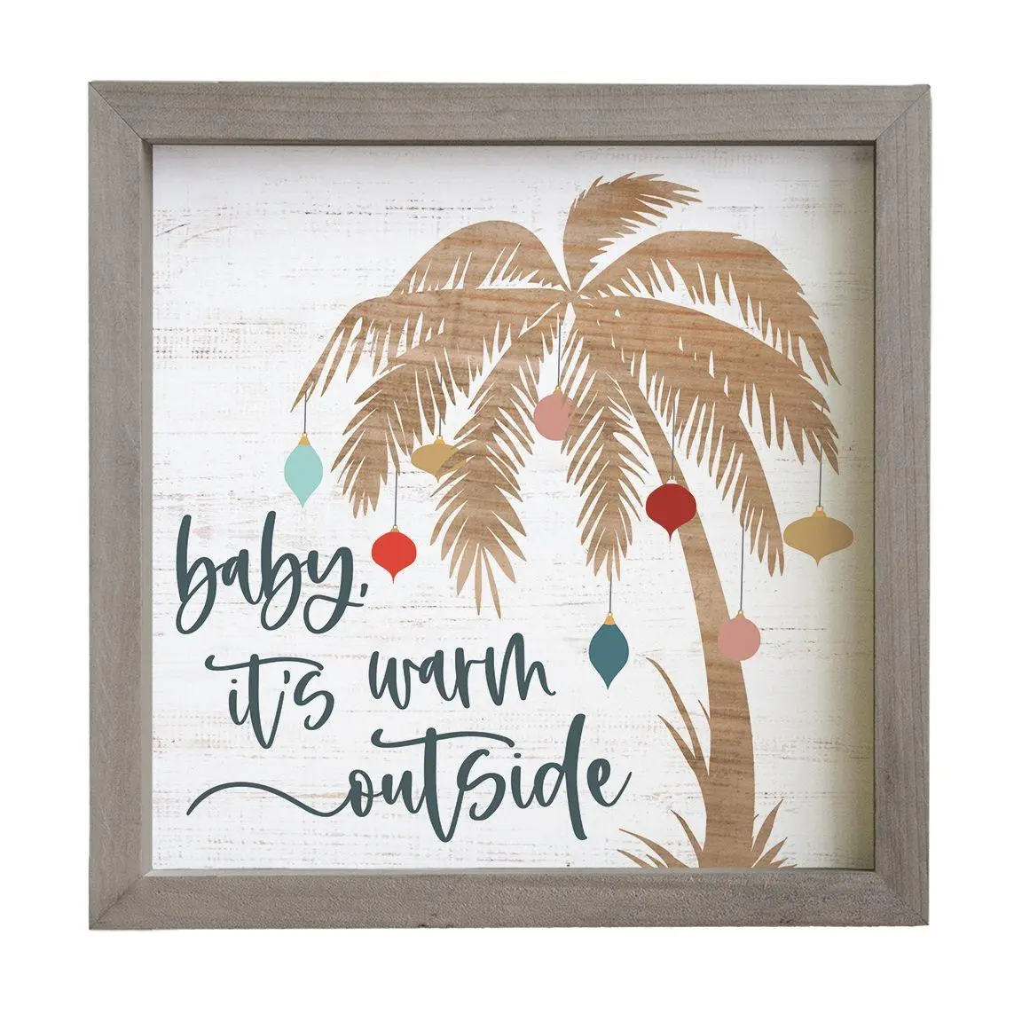Sincere Surroundings 10" Baby It's Warm Rustic Frame Sincere Surroundings 10" Baby It's Warm Rustic Frame