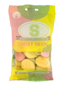 S-Märke Sour Foams - Surt Skum 70g (Sweden)