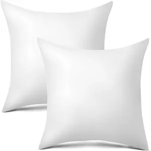 18x18 Pillow Inserts Set of 2 , Soft Hypoallergenic Down Alternative Throw Pillow Inserts 18 X 18 , Throw Pillows for Couch, Sofa Pillow Filling Stuffing for Decorative Covers, Pillow Forms 18x18