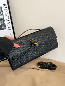 25 fall&winter Women's Fashion Flap Handbag, Plain Casual Crossbody Bag, Versatile Shoulder Clutch, Stylish Ladies' Accessory for Daily Use, Crossbody Clutch Purse