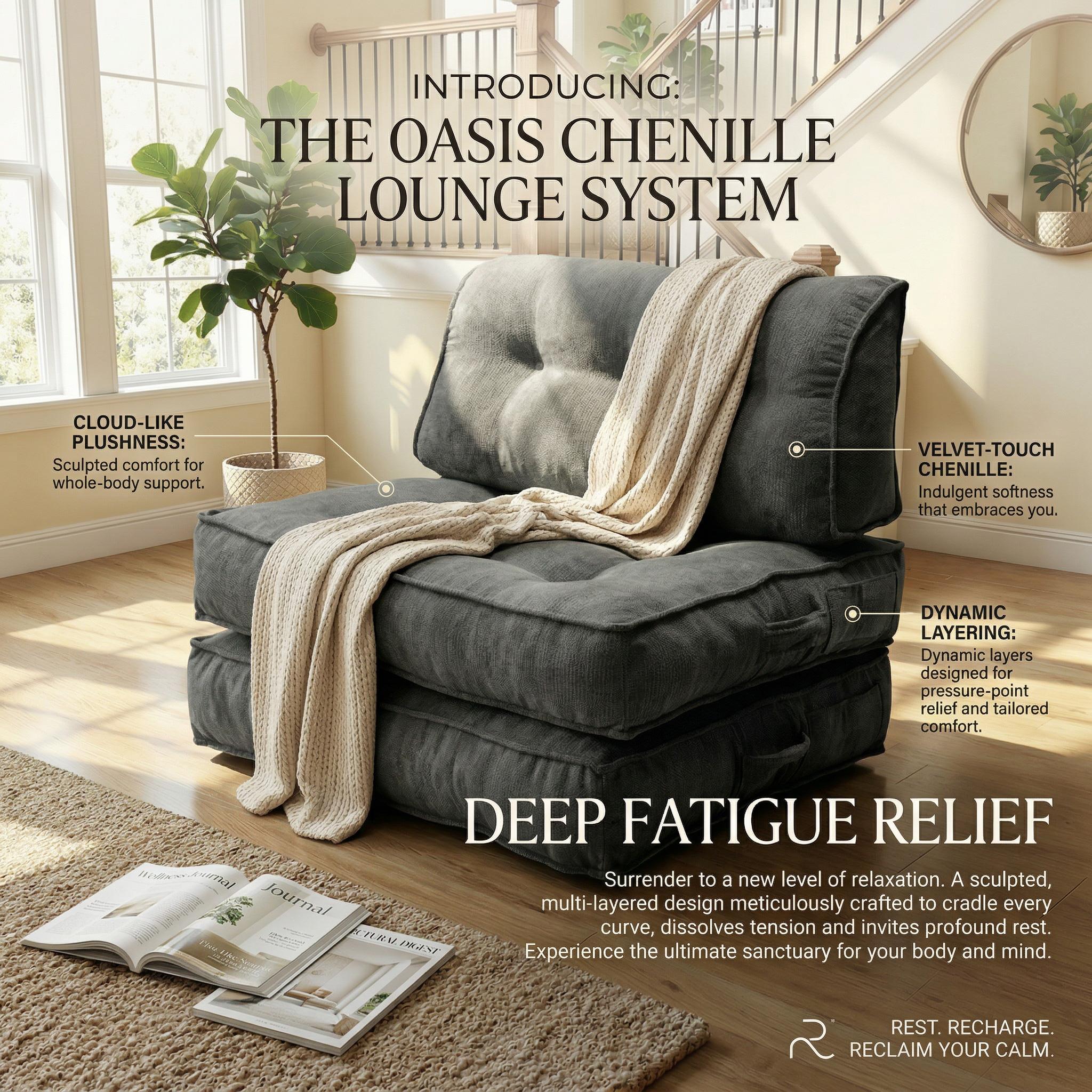 Indoor reading and resting single convertible sofa bed, simple folding and space saving small sofa, can be used in multiple combinations without assembly, compressed and packaged for safe transportation