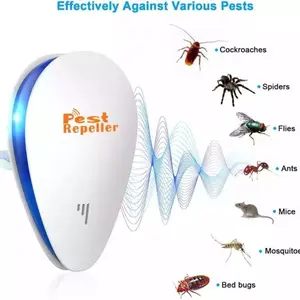 Ultrasonic Mosquito Repeller, Silent Ultrasonic Mouse Repellent, Child and Pregnant Woman Friendly Pest Control, Cockroach and Mite Killer