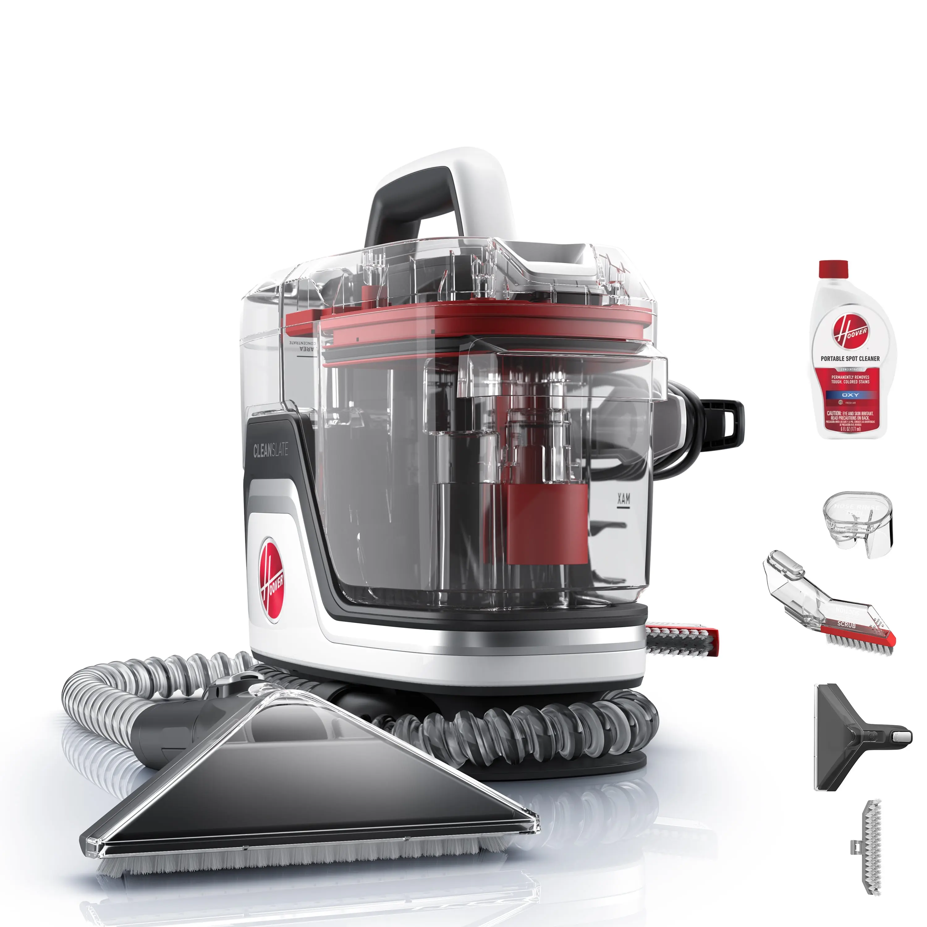 Hoover CleanSlate, Portable Spot Cleaner, for Carpet, Upholstery & Stairs, Pet Stain Removal, Lightweight