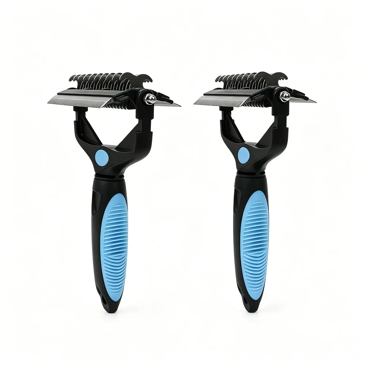 (Limited Free Gift) Dog Grooming Comb, Stainless Steel Double-Side Easy Grooming Shedding Tools, Effective Matted Hair Remover, Practical Daily Dog Coat Maintenance Supplies