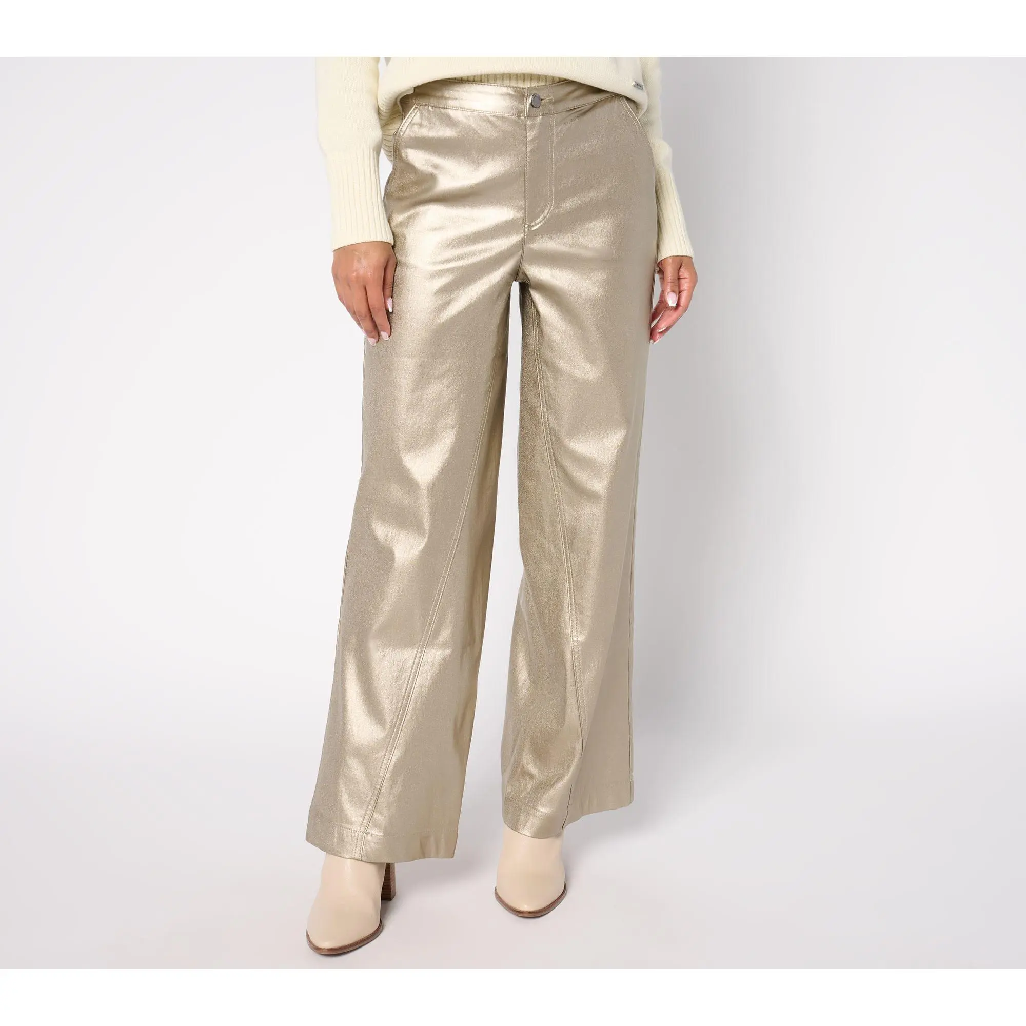 Peace Love World Black Label Regular Metallic Jean