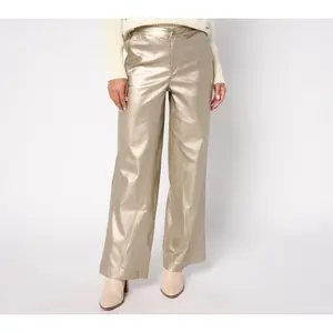 Peace Love World Black Label Petite Metallic Jean