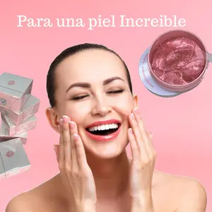 Parches Revitalizante-Hidratante: Con  extracto de Rosa, Hamamelis y Algas. Mascarilla Contorno de Ojos y líneas de expresión. calmante, Moisturizers Skincare Comfort