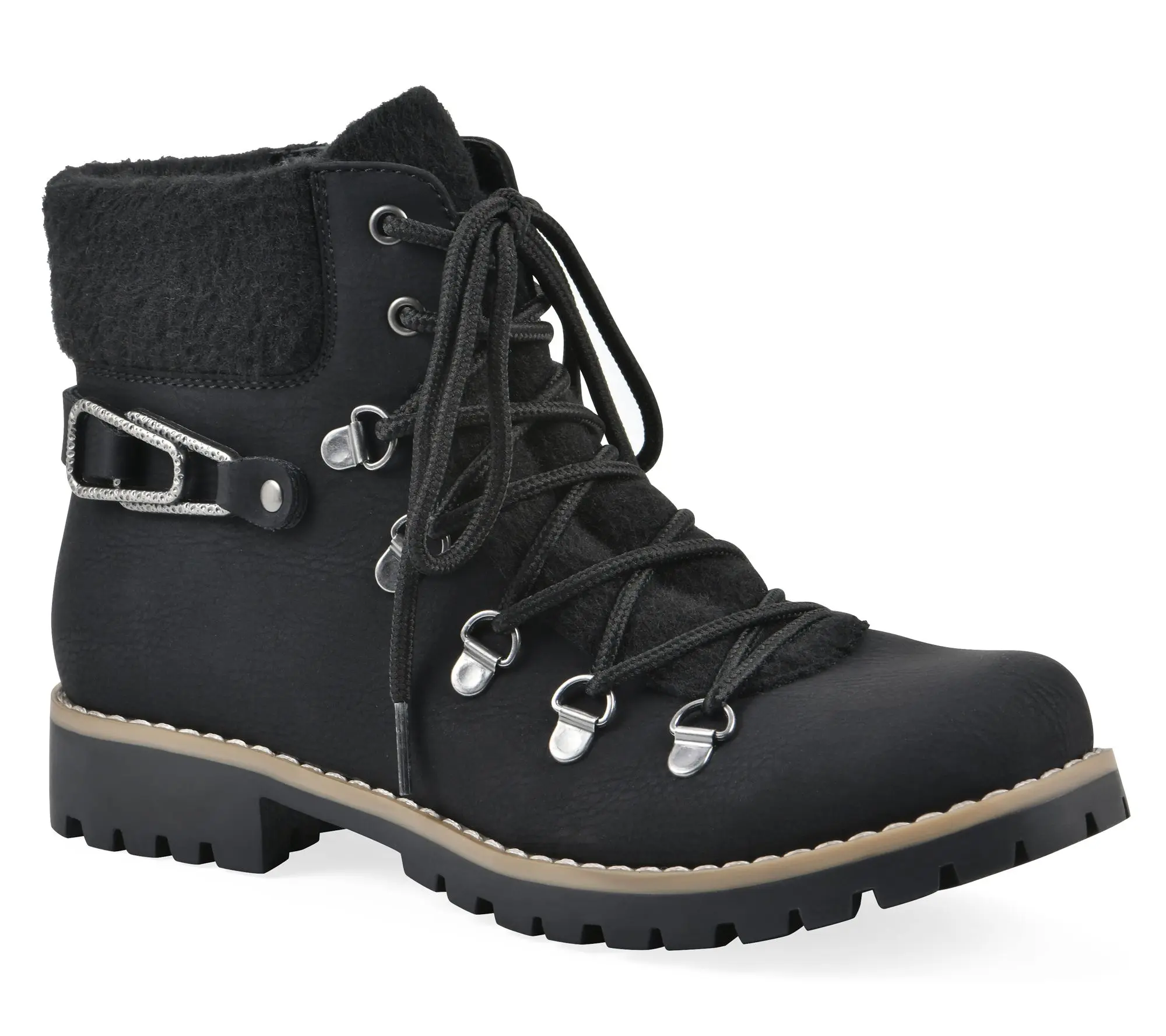 Cliffs by White Mountain Lace-Up Booties - Pioneer