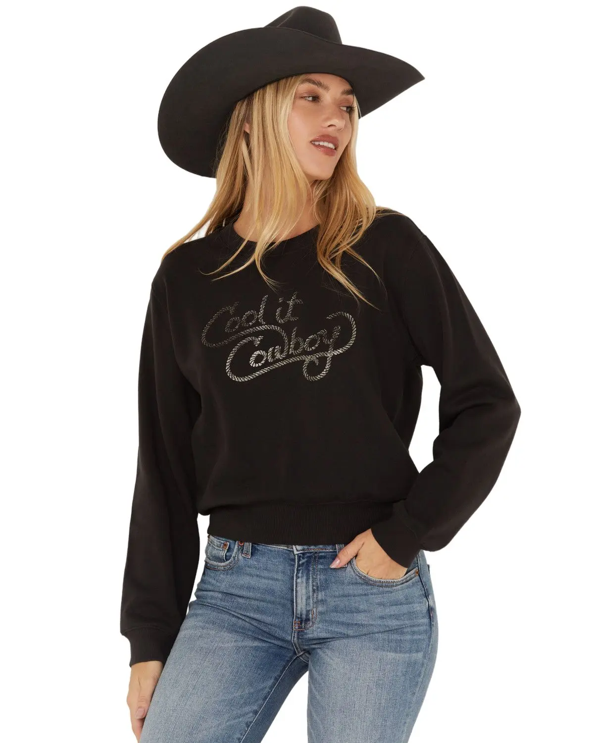 White Crow Women's Women'S Cool It Cowboy Graphic Sweatshirt - Pt243067bb