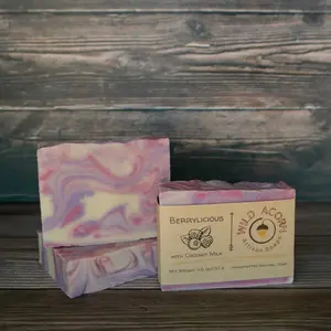 Berrylicious Soap with Coconut Milk