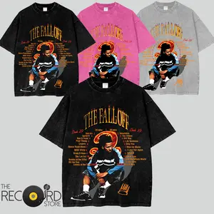 J. Cole Official 2026 The Fall-Off Merch Acid Washed T-Shirt For Cold World, Disc 29, Disc 39 Hip-Hop Shirt, Gift For Jermaine Lamar Cole Fan Graphic Tee, Cole World Music Fan Merch Shirt