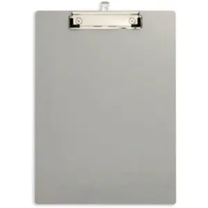 Officemate  Aluminum Magnetic Clipboard, Gray
