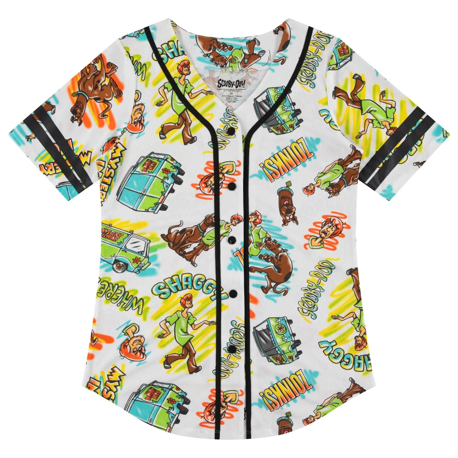 Ladies Scooby Doo Baseball Jersey