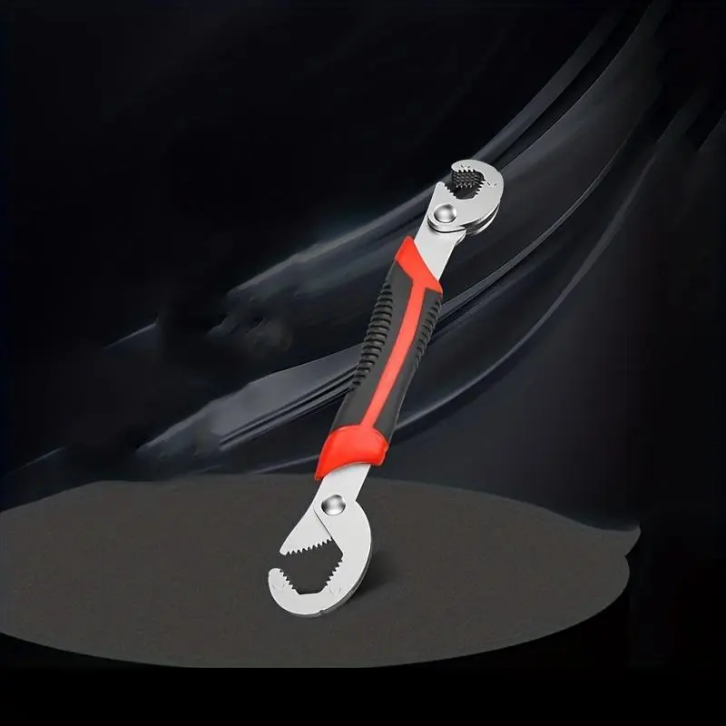 OUDISI Double-Ended Adjustable Wrench - Multifunctional Hand Tool with Adjustable Jaw Width, Ideal for Professional Craftsmen, Multifunctional Wrench