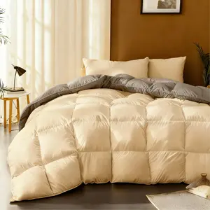 Cosybay Premium Queen Size Comforter Set 7pcs, All Season Quilted Down Alternative Duvet Insert Lightweight Breathable Reversible Design Luxury Hotel Warm Comforter with Anti-Clump Tech & 4 Tabs,Flat sheet,Fitted Sheet,Pillowcases,gift for christmas