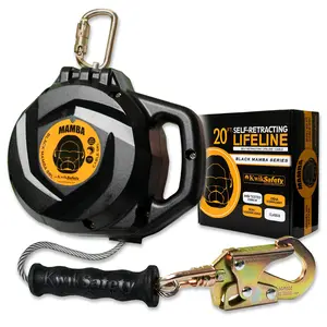 KwikSafety 20' MAMBA CABLE Self Retracting Lifeline ANSI Class B SRL - Model No.: KS7924