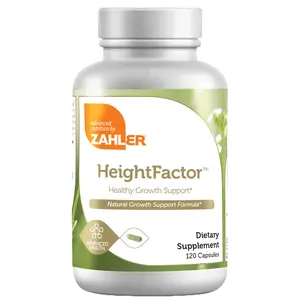 Zahler HeightFactor - Healthy Growth Support Vitamin & Mineral Capsules 120 Count for Kids Teens Hormone Support Natural Healthcare US - Essential