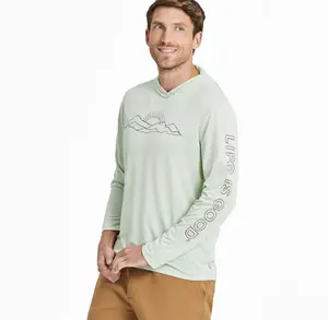Mens Life Is Good Performance LG with Hood