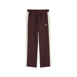 PUMA Mens T7 Jacquarded Woven Relaxed Pants Casual - Brown