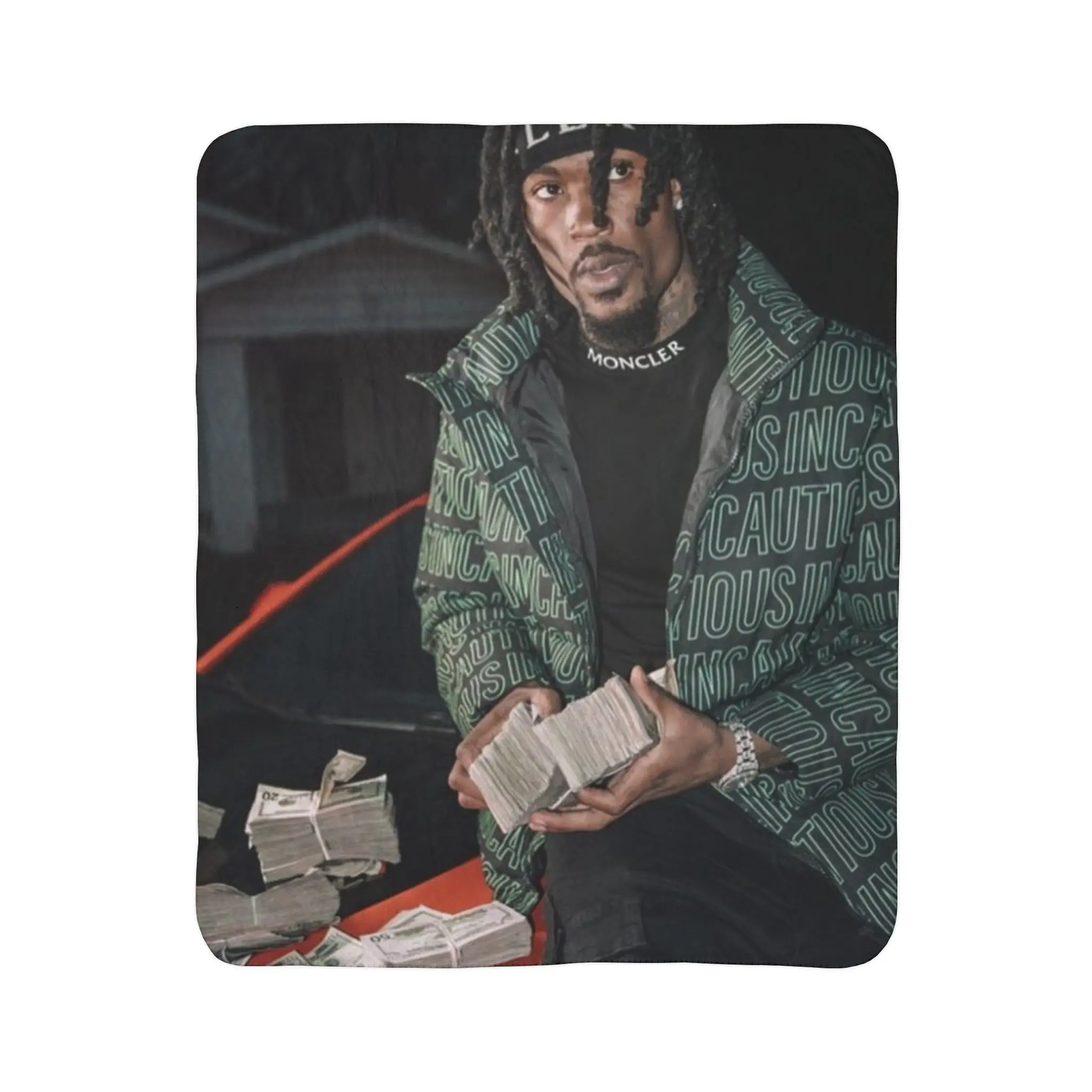HUNXHO Fleece Sherpa Blanket