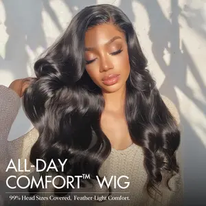 After Black 7x6 Glueless Wigs  Human Hair Pre Plucked Pre Cut Body Wave Lace Front Wigs Human Hair for Women Drawstring Glueless Wigs for Beginners  with Elastic Drawstring 180% DensityNatural Black#TikTokShopSpringGlowUp
