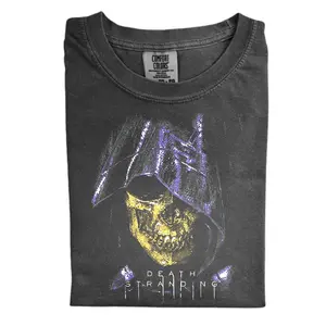 The Death Stranding Skull Mask Vintage Comfort Color Shirt, Kojima Game Shirt, Vintage Death Stranding Apparel Shirt, Gift for Men, Gift for Women, Crew Neck T-shirt, Trending T-shirt