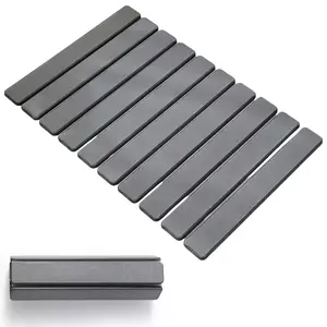 Foldable Stone Bath Mat, Super Absorbent Diatomaceous Earth Mat, Non-Slip Quick Dry Bathroom Shower Mat - 23.6x15.5 Inch for Bathroom, Kitchen, Outdoor Use, Easy Clean Grey